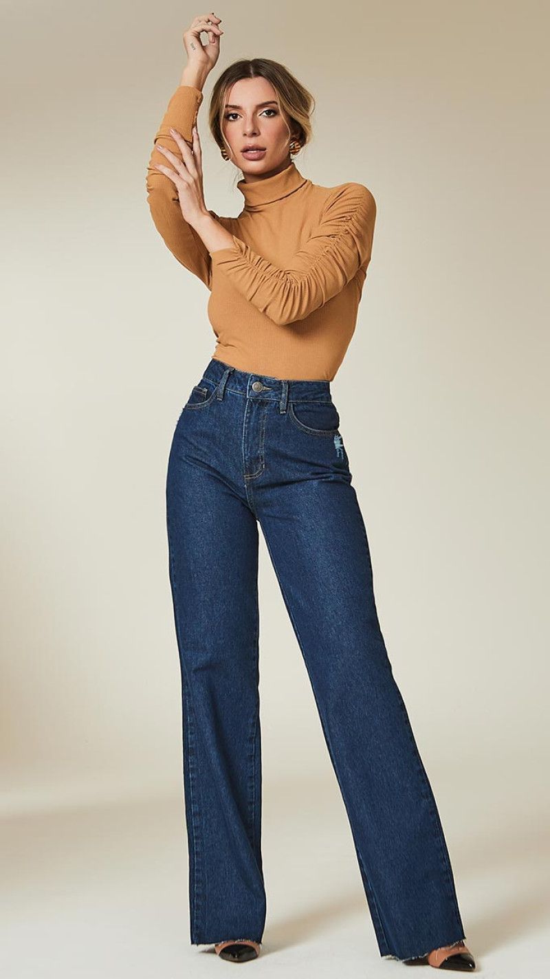 Levi's Ribcage Wide-Leg Jeans in High Times